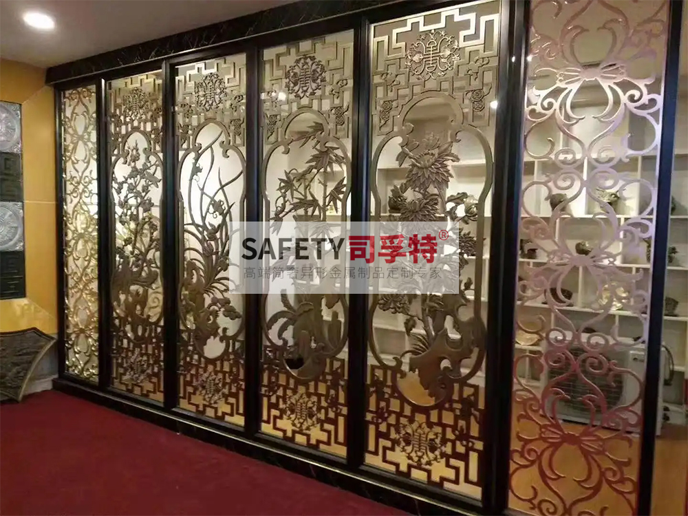 金屬屏風有哪些種類？什么材質(zhì)的金屬屏風好？[司孚特金屬屏風](圖4)
