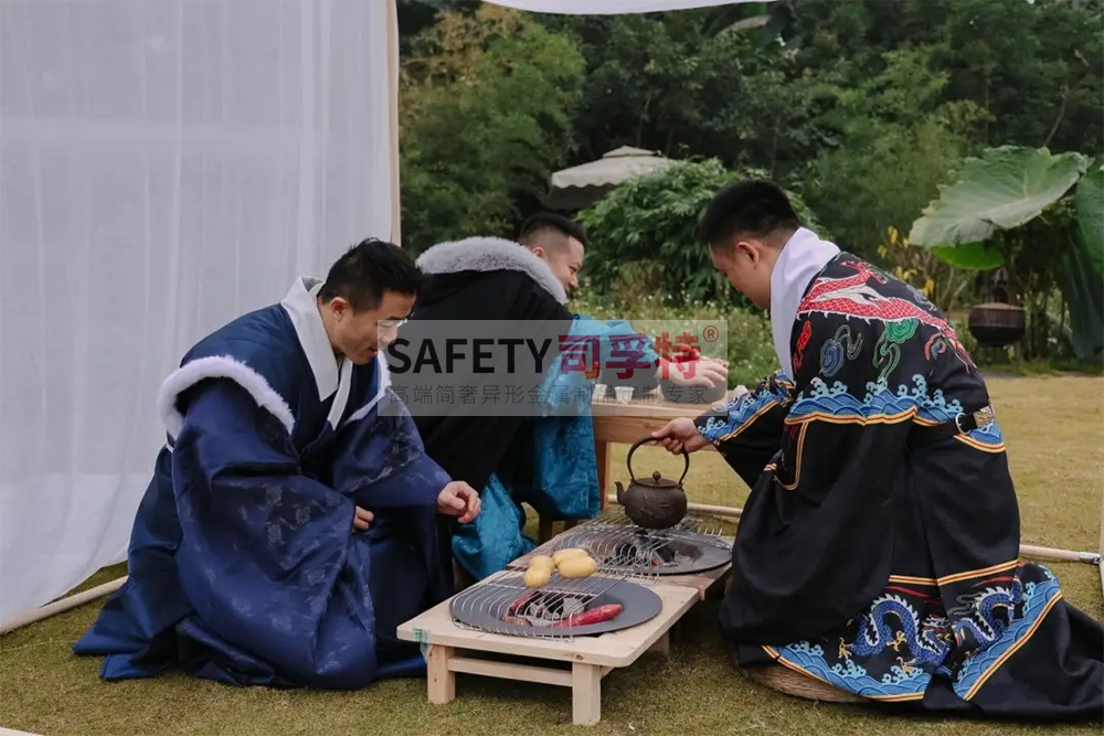 “圍爐煮茶”與非遺相互引流，潮流與文化傳承并不沖突[精致鋼圍爐，炭火爐](圖2)
